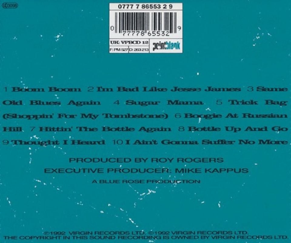 JOHN LEE HOOKER - BOOM BOOM (CD) (1992)