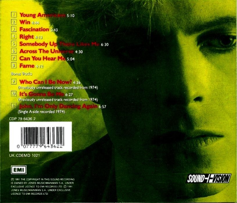 DAVID BOWIE - YOUNG AMERICANS (CD)(1991)