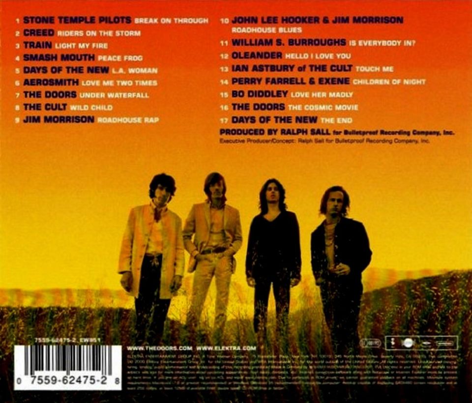 STONED IMMACULATE THE MUSIC OF THE DOORS - VARIOUS  (CD) (2000)
