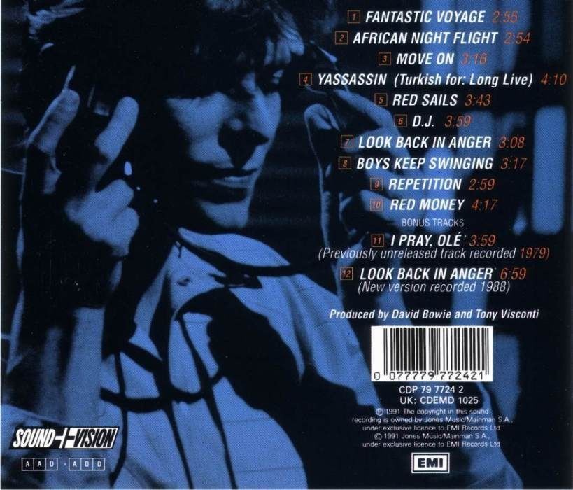 DAVID BOWIE - LODGER (CD)(1991)