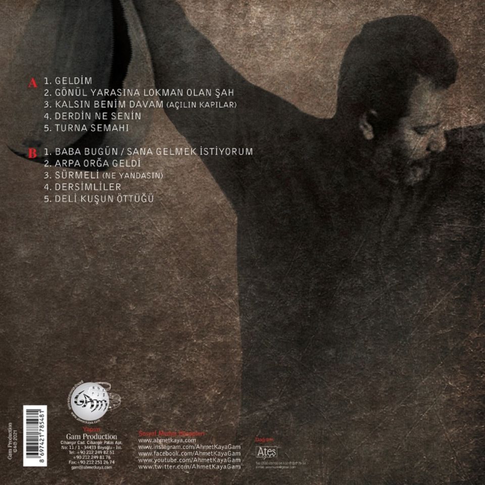 AHMET KAYA - KALSIN BENİM DAVAM (LP)