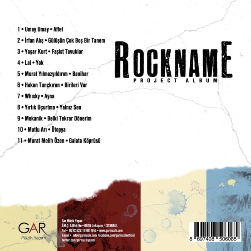 ROCKNAME PROJECT ALBUM - ROCKNAME