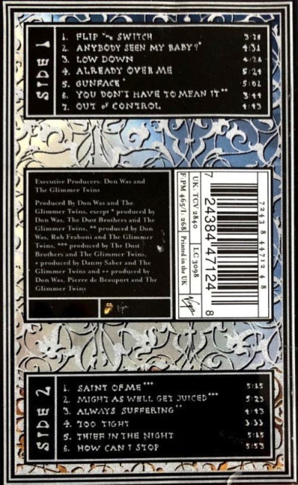 THE ROLLING STONES - BRIDGES TO BABYLON (MC)