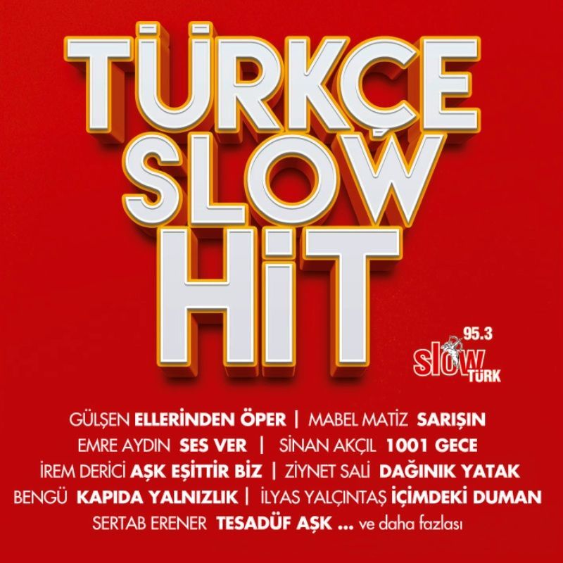 TÜRKÇE SLOW HİT -  KARIŞIK / VARIOUS ( 2 CD ) (2016)