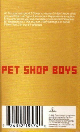 PET SHOP BOYS - NIGHTLIFE (MC)