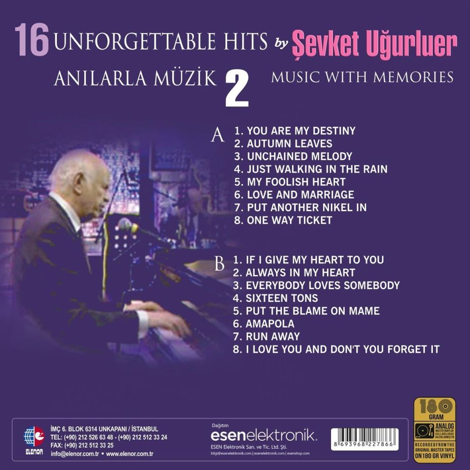 ŞEVKET UĞURLUER - ANILARLA MÜZİK VOL.2 (LP)