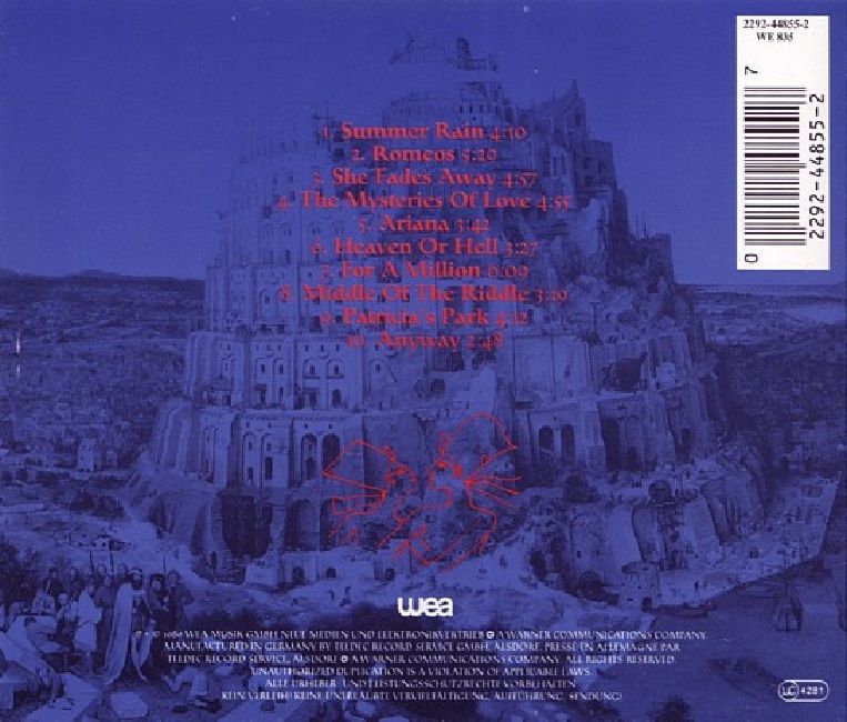 ALPHAVILLE - THE BREATHTAKING BLUE (CD) (1993)