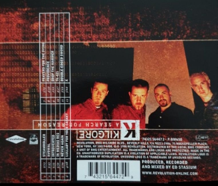KILGORE - A SEARCH FOR REASON (CD) (1998)