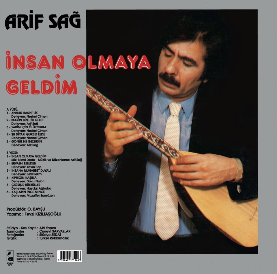 ARİF SAĞ - İNSAN OLMAYA GELDİM (LP)