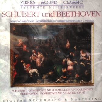 SCHUBERT AND BEETHOVEN - SCHUBERT SYMPHONY NO.8 H-MOLL OP.UNVOLLENDETE BEETHOVEN SYMPHONY NO.5 C-MOLL OP.67