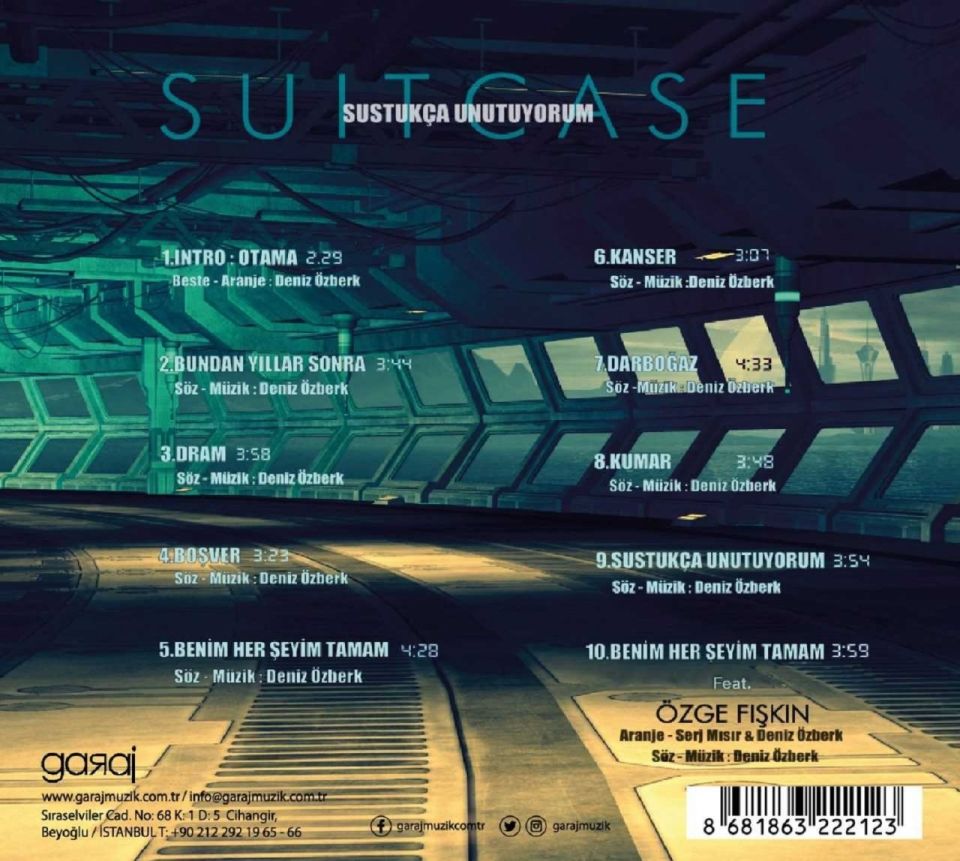SUITCASE - SUSTUKÇA UNUTUYORUM (CD)