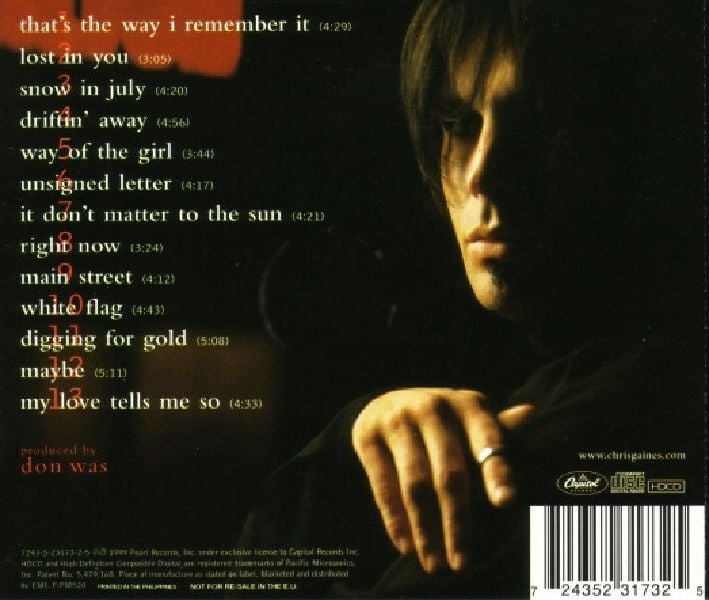 CHRIS GAINES - GREATEST HITS (GARTH BROOKS IN THE LIFE OF CHRIS GAINES) (CD) (1999)