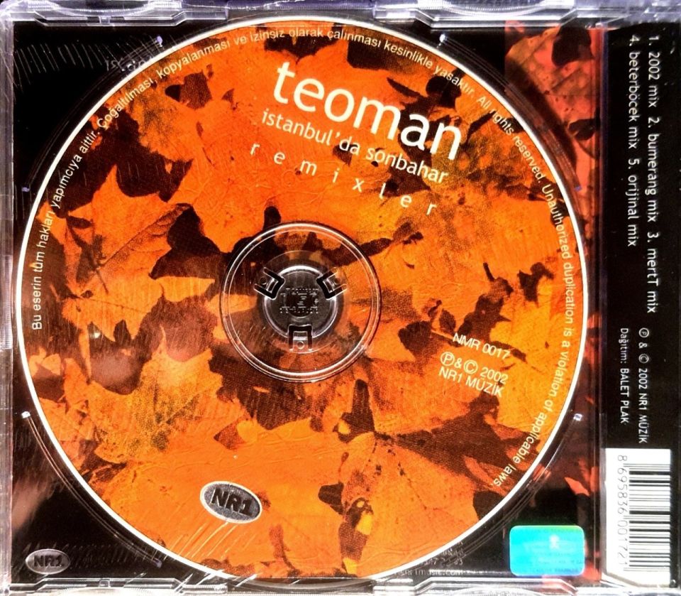 TEOMAN - İSTANBUL'DA SONBAHAR (SINGLE CD) (2002)