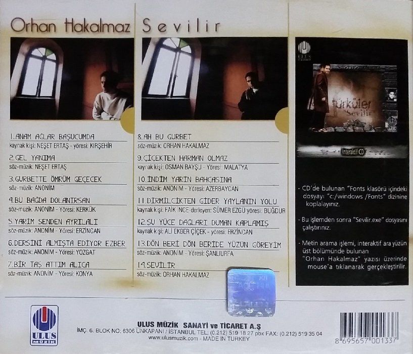 ORHAN HAKALMAZ - SEVİLİR