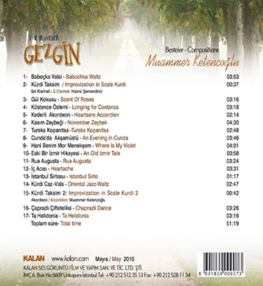 MUAMMER KETENCOĞLU - GEZGİN