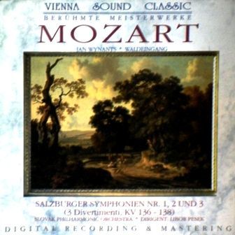 MOZART WOLFGANG AMADEUS - SALZBURGER SYMPHONIEN 1, 2 UND 3 3 DIVERTIMENTI, KV 136-138