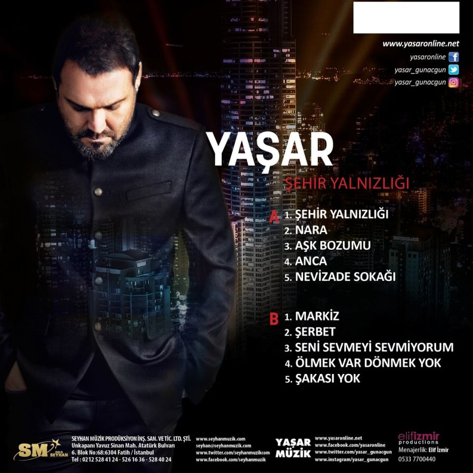 YAŞAR - ŞEHİR YALNIZLIĞI (LP)