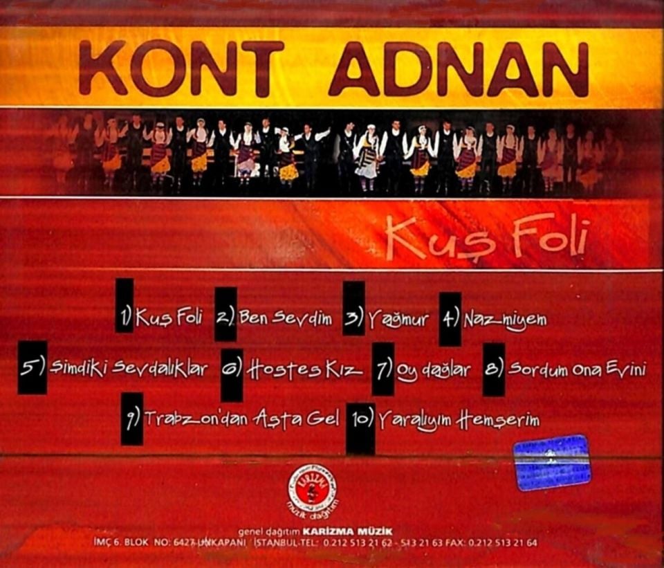 KONT ADNAN - KUŞ FOLİ (CD)