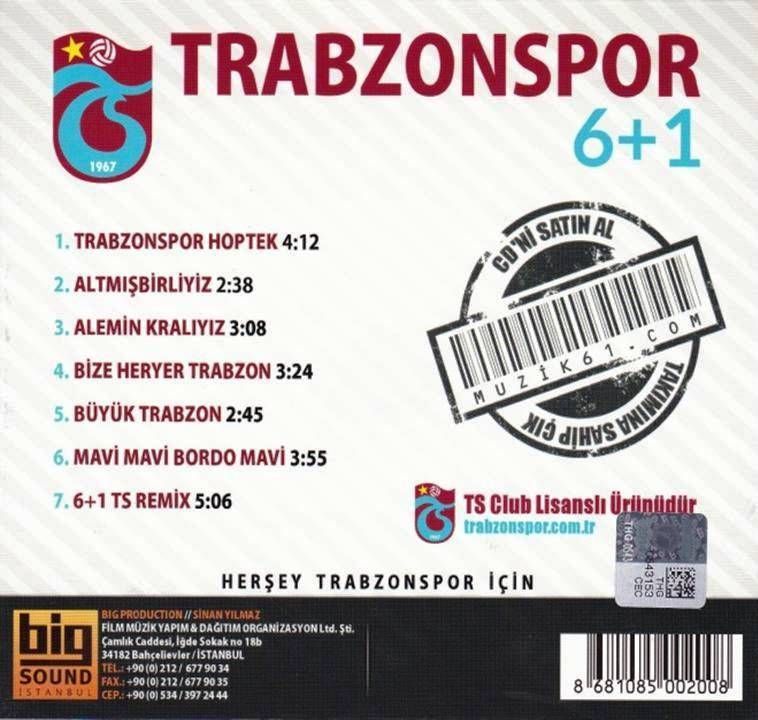 SiNAN YILMAZ - TRABZON SPOR 6+1 / ALTMIŞBİRLİYİZ