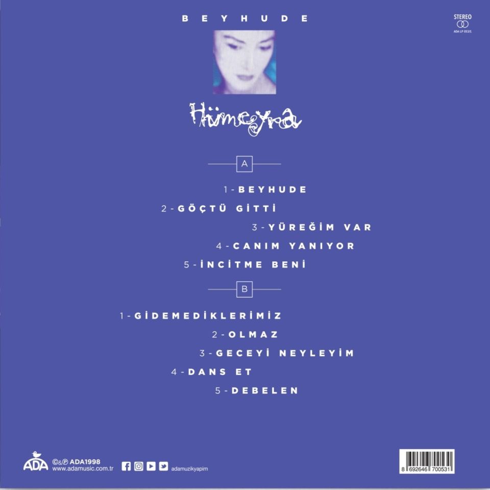 HÜMEYRA - BEYHUDE (LP)