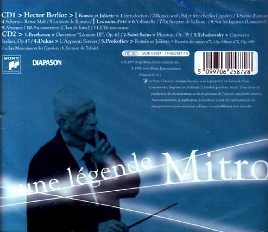 BERLIOZ - DIMITRI MITROPOULOS UNE LEGENDE (2 CD) (1996)