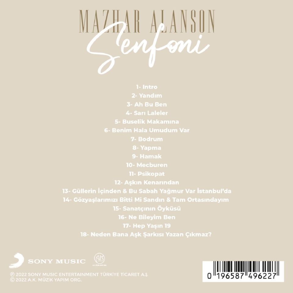 MAZHAR ALANSON - SENFONİ (CD)