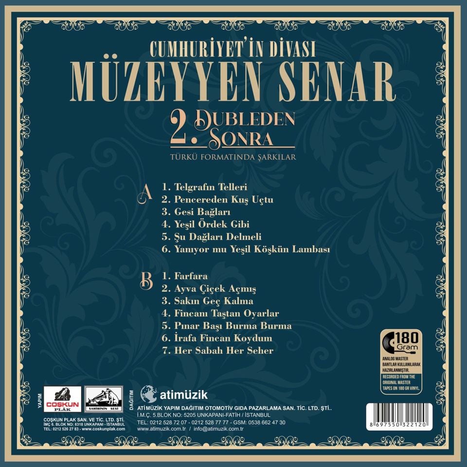 MÜZEYYEN SENAR - 2. DUBLEDEN SONRA (LP)