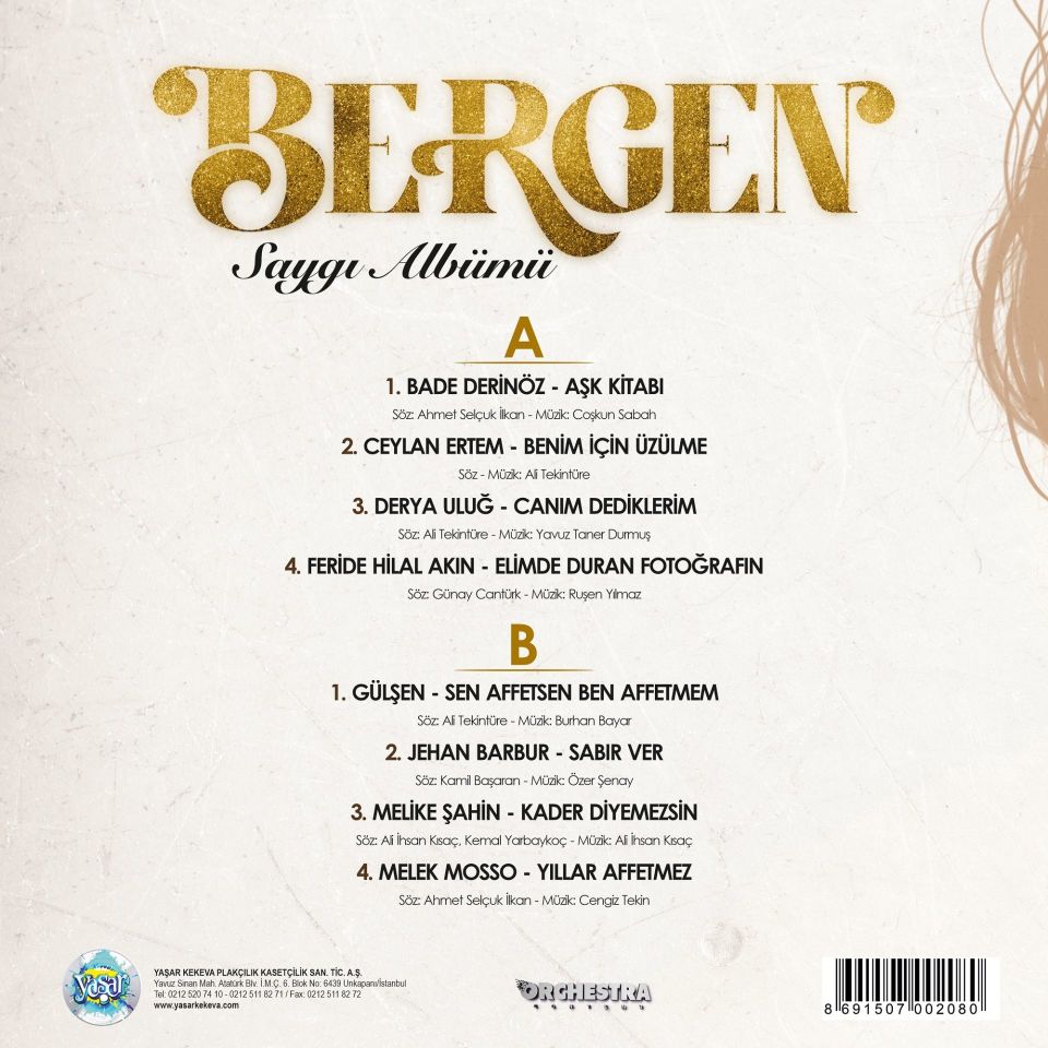 BERGEN - SAYGI ALBÜMÜ (LP)