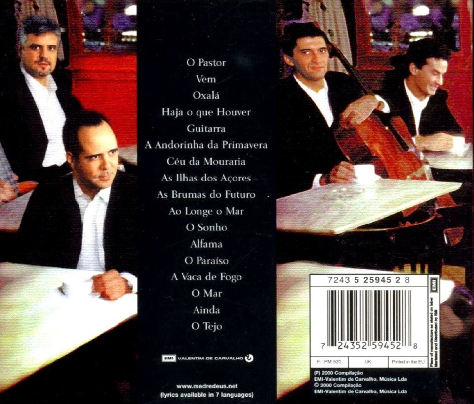 MADREDEUS - ANTOLOGIA (CD) (2000)