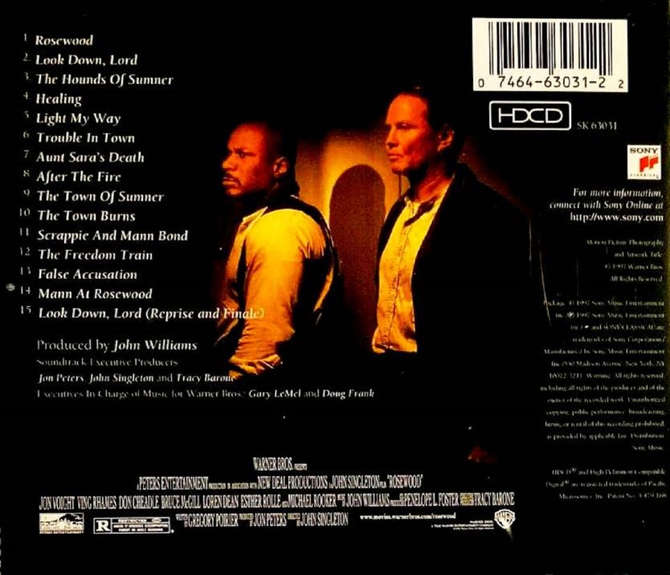 ROSEWOOD - SOUNDTRACK (CD) (1997)