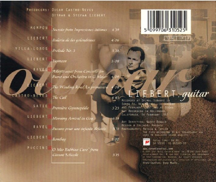 OTTMAR LIEBERT - LEANING INTO NIGHT / INCLINADO EN LA NOCHE (CD) (1997)