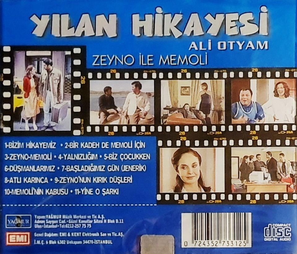 ALİ OTYAM - YILAN HİKAYESİ (ZEYNO İLE MEMOLİ) (CD)