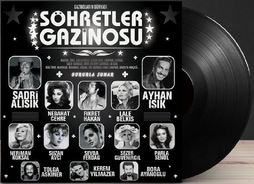 ŞÖHRETLER GAZİNOSU - ÇEŞİTLİ SANATÇILAR (LP)