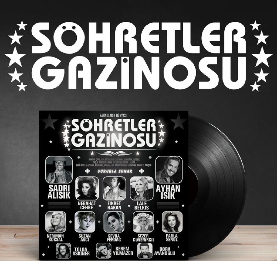 ŞÖHRETLER GAZİNOSU - ÇEŞİTLİ SANATÇILAR (LP)