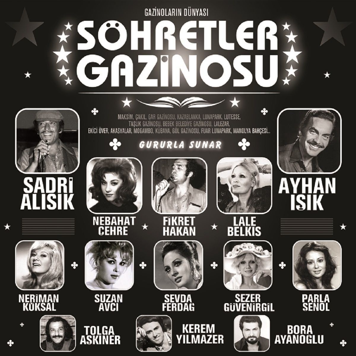 ŞÖHRETLER GAZİNOSU - ÇEŞİTLİ SANATÇILAR (LP)