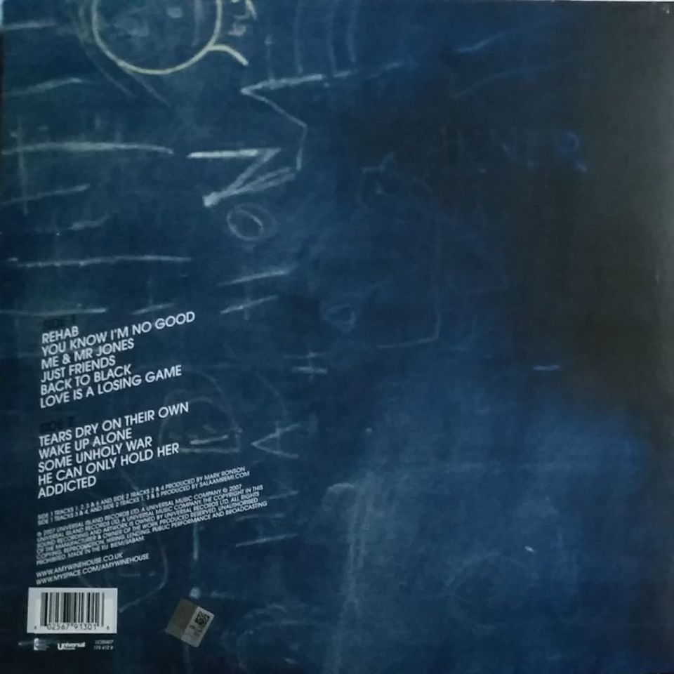 AMY WINEHOUSE - BACK TO BLACK (WHITE/LIMITED EDITION)