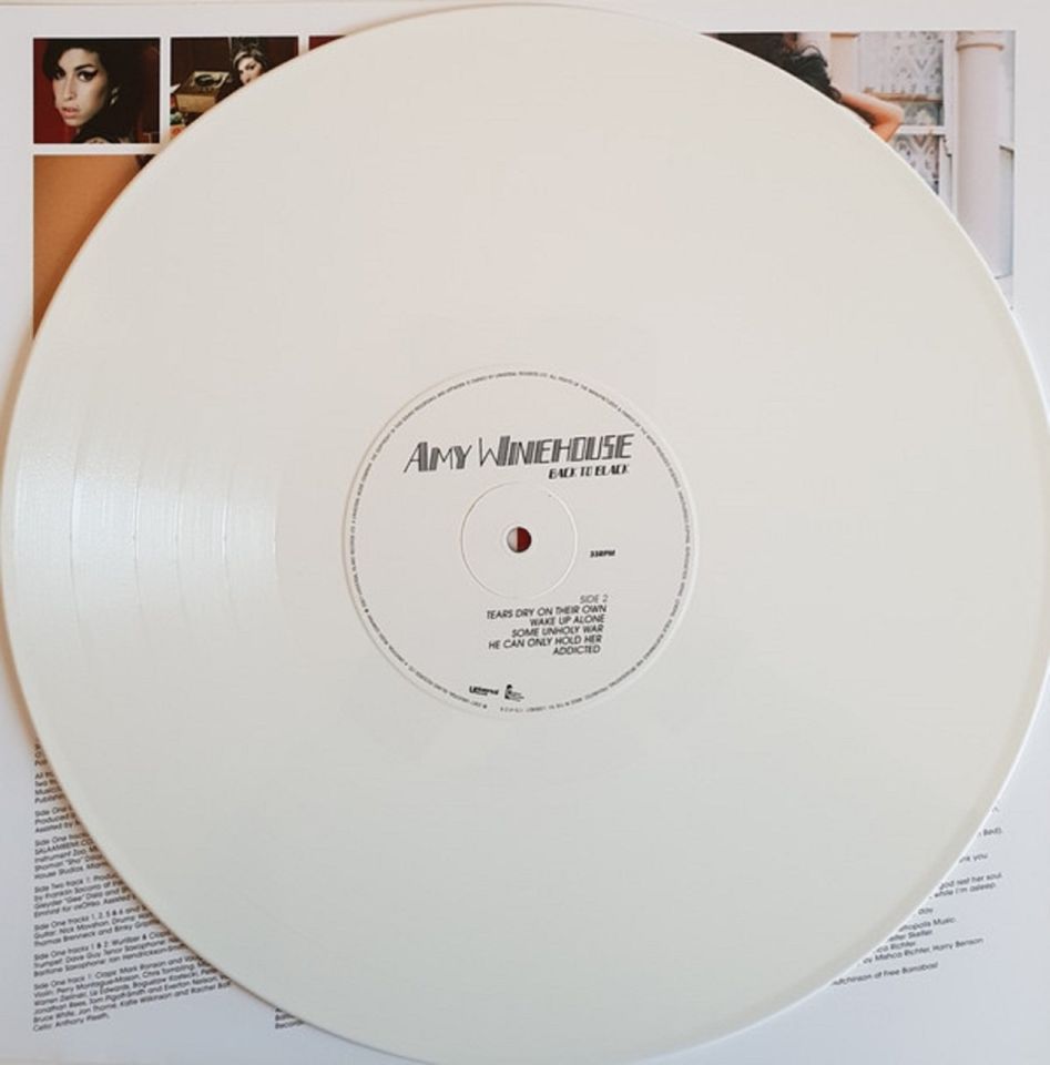 AMY WINEHOUSE - BACK TO BLACK (WHITE/LIMITED EDITION)