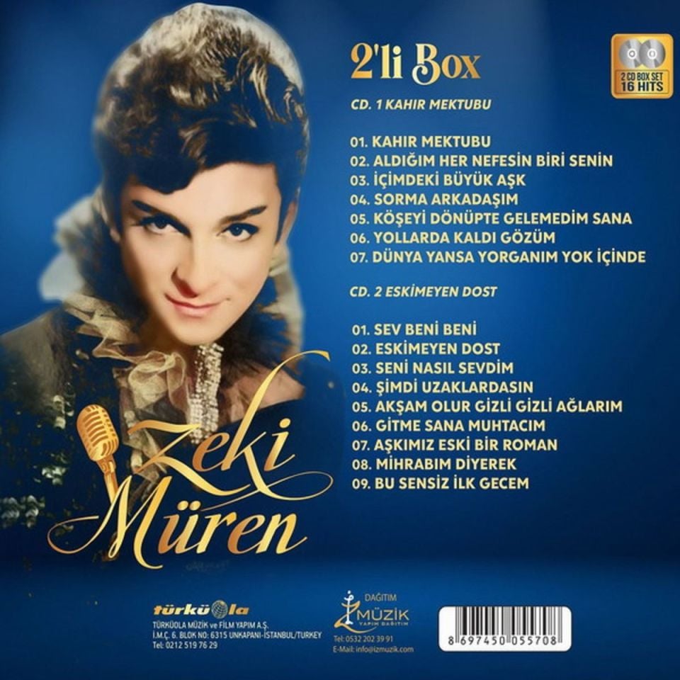 ZEKİ MÜREN - ESKİMEYEN DOST & KAHIR MEKTUBU (2 Lİ BOX)