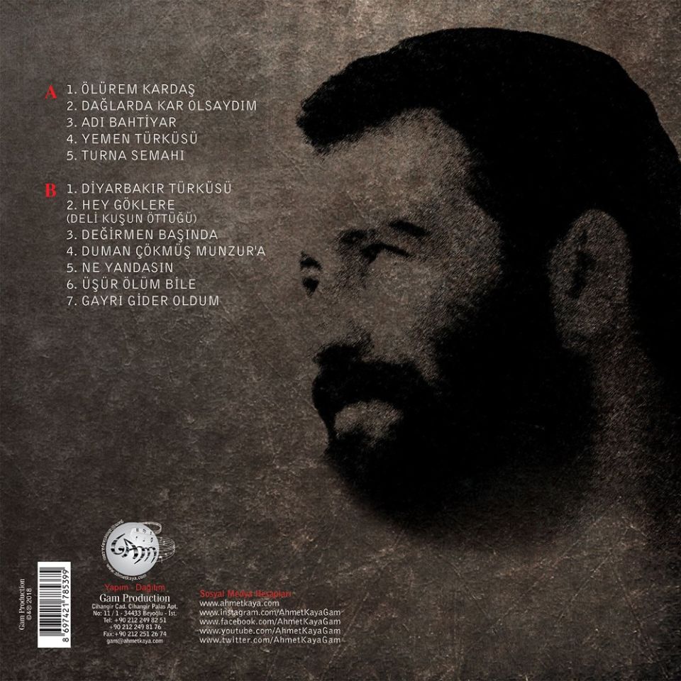 AHMET KAYA - RESİTALLER-2 (LP)