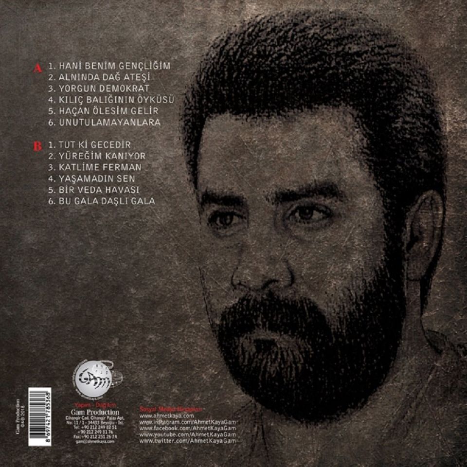 AHMET KAYA - YORGUN DEMOKRAT (LP)