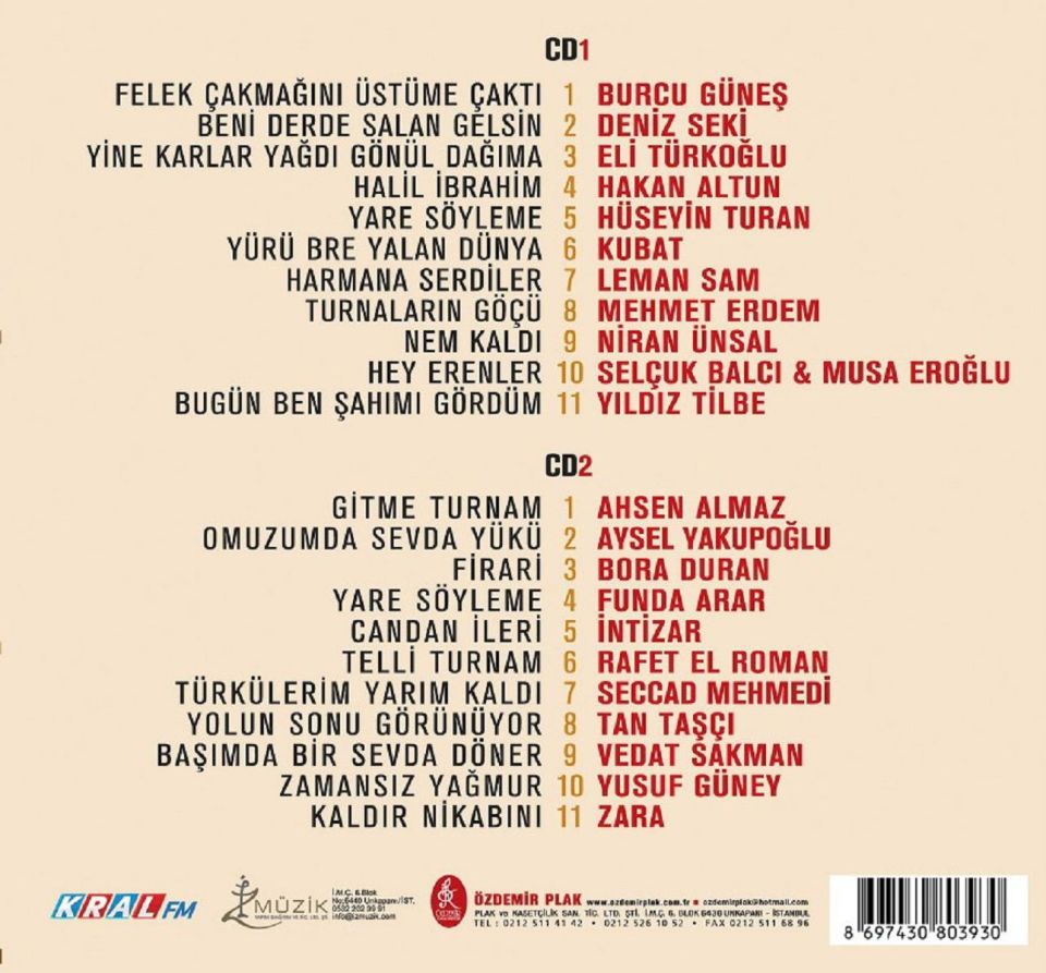 MUSA EROĞLU İLE BİR ASIR - ÇEŞİTLİ SANATÇILAR (2 CD)