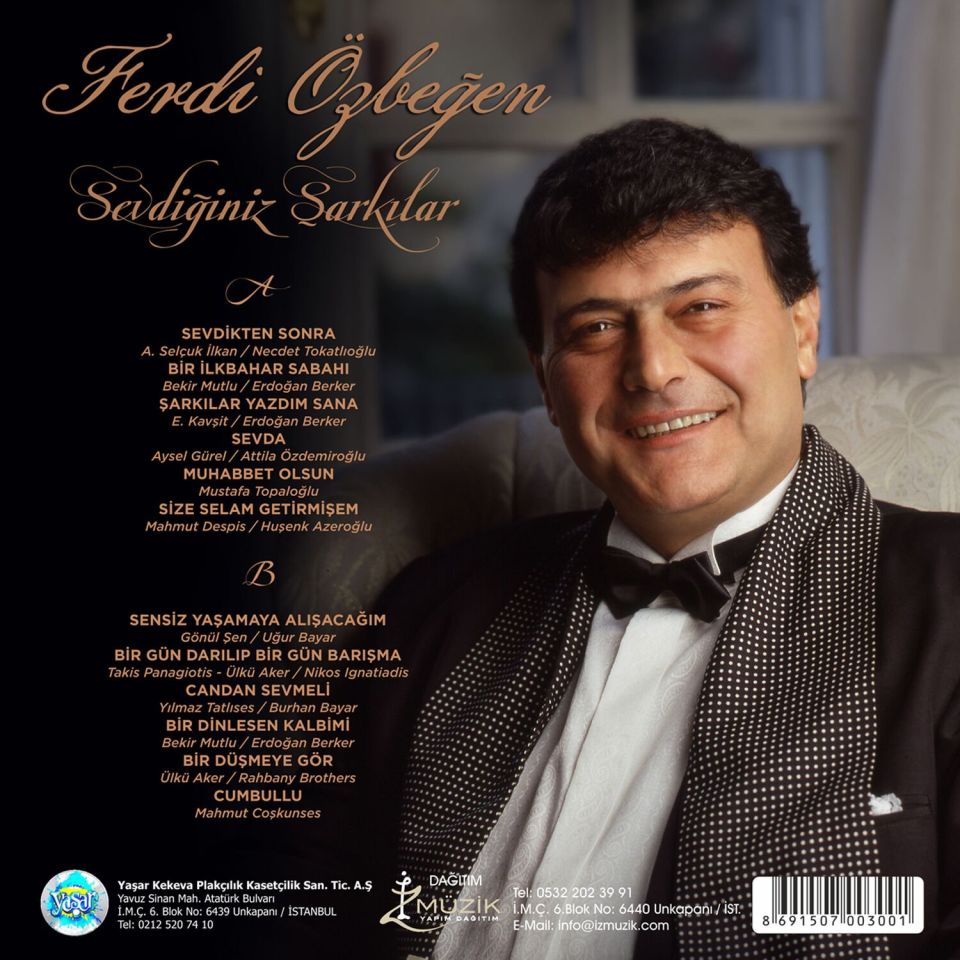 FERDİ ÖZBEĞEN - SEVDİĞİNİZ ŞARKILAR (LP)