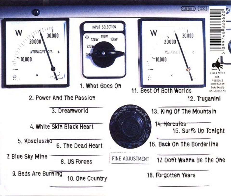 MIDNIGHT OIL - 20000 WATT R.S.L. (CD) (1997)