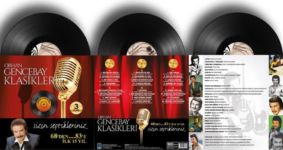 ORHAN GENCEBAY - KLASİKLERİ VOL.1 (3 LP)