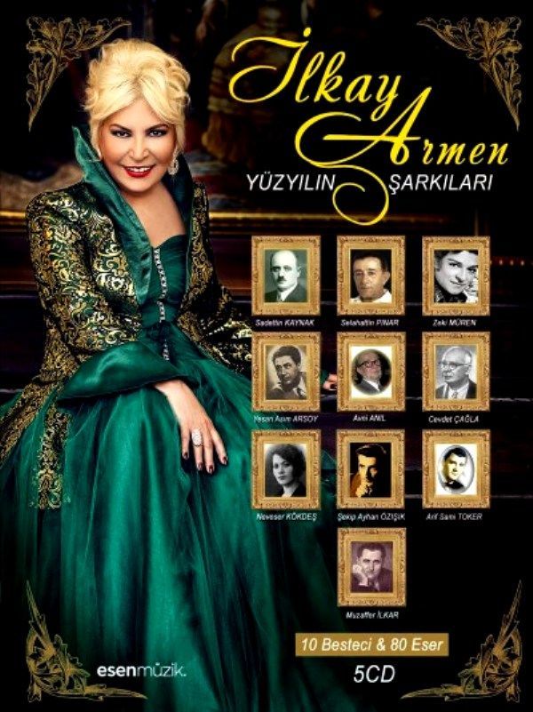 iLKAY ARMEN - YÜZYILIN ŞARKILARI (10 BESTECi & 80 ESER) (5 CD)
