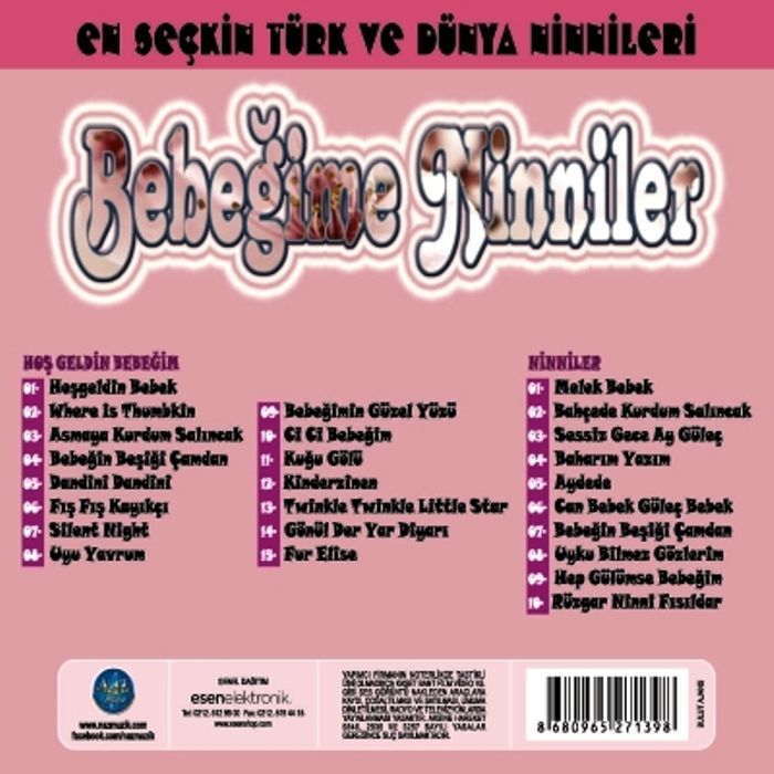BEBEĞİME NİNNİLER - EN SEÇKİN TÜRK VE DÜNYA NİNNİLERİ