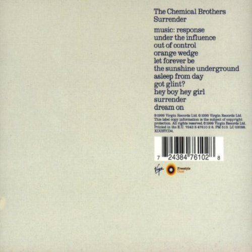 THE CHEMICAL BROTHERS - SURRENDER (CD) (1999)
