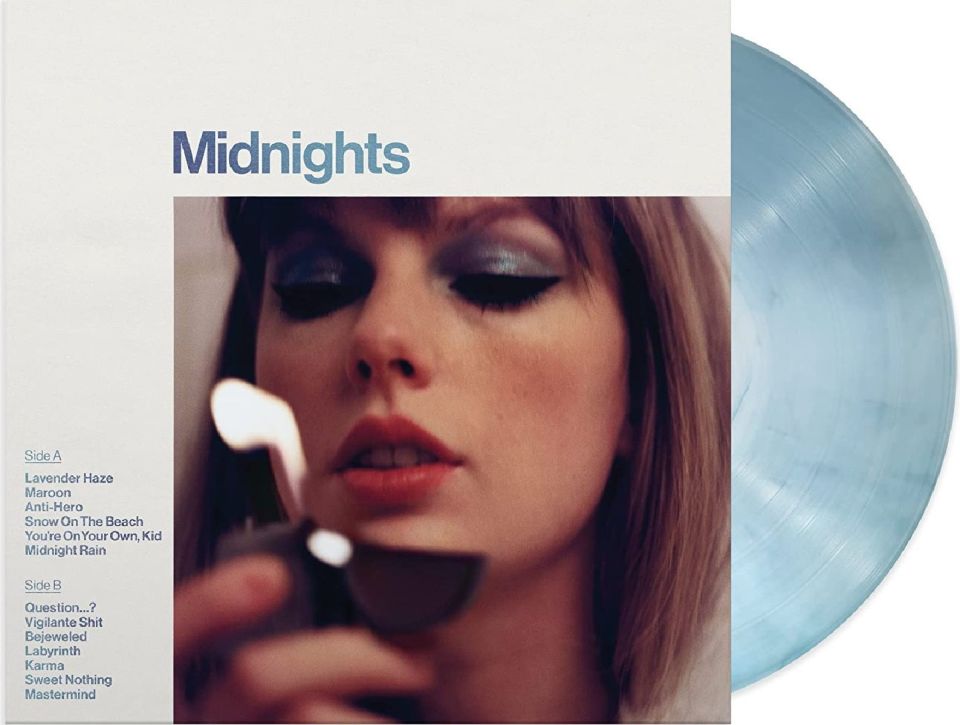 TAYLOR SWIFT - MIDNIGHTS (MOONSTONE BLUE) (LP)