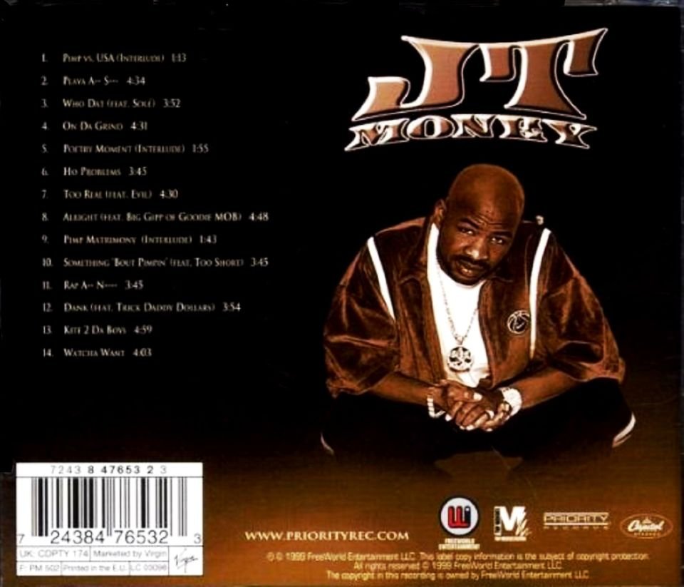 JT MONEY - PIMPIN ON WAX (CD) (1999)