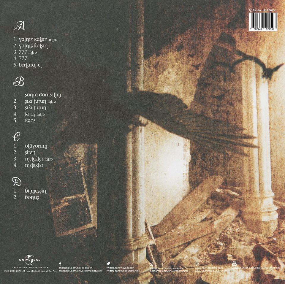 HAYKO CEPKİN - TANIŞMA BİTTİ (2 LP)